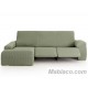 Chaise Longue Relax Milos Brazo Corto izquierdo Verde