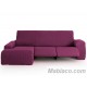 Chaise Longue Relax Milos Brazo Corto izquierdo Malva