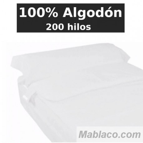 Saco Nórdico 100% Algodón Blanco 200 hilos Con Cremallera Royal