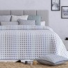 Colcha Jacquard Reversible Cox Azul