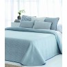 Colcha Jacquard Reversible Pinet Turquesa
