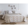 Colcha Jacquard Reversible Vejer Beige