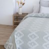 Colcha Jacquard Reversible Vejer Turquesa