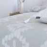 Colcha Jacquard Reversible Vejer Turquesa