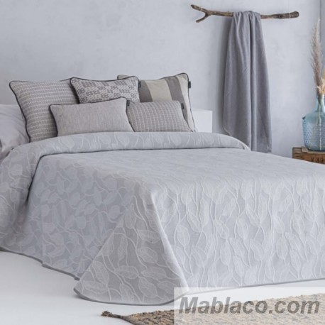 Colcha Jacquard Reversible Tous Gris