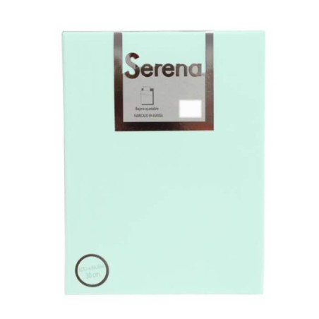 Sábanas Bajeras Lisas Serena Agua Marina