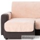 Cubre Chaise Longue Acolchado Coral Beige Izquierdo