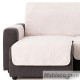 Cubre Chaise Longue Acolchado Coral Marfil Izquierdo