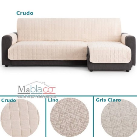 Cubre Chaise Longue Acolchado Pure 100% Algodón Reversible Belmarti