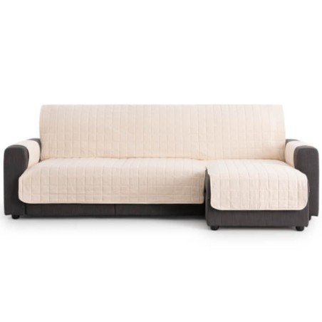 Cubre Chaise Longue Acolchado Pure Algodón Crudo Derecha