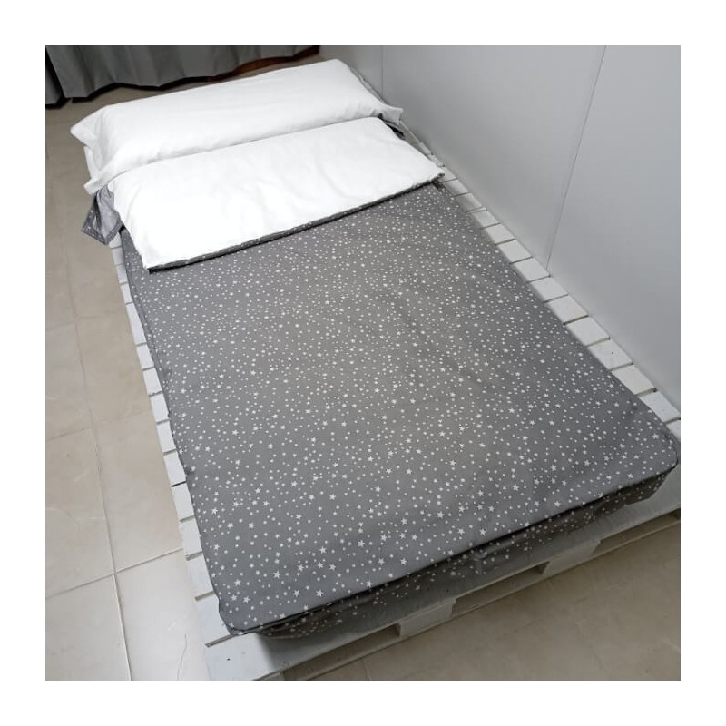 Saco Nórdico interior 100% Algodón 200 hilos Nido Gris Estrellas Royal Saco Nórdico interior 100% Algodón 200 hilos Nido Gris Estrellas Royal