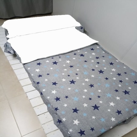 Saco Nórdico Bebé interior 100% Algodón 200 hilos Cosmos Estrellas Royal