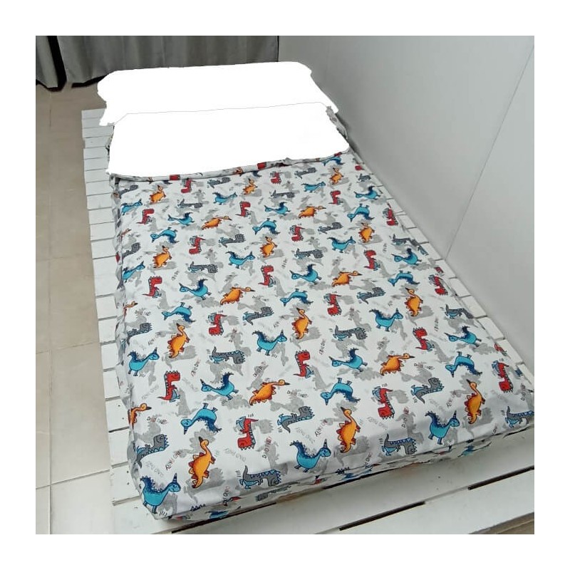 Saco Nórdico Bebé interior 100% Algodón 200 hilos Dinosaurios Royal Saco Nórdico Bebé interior 100% Algodón 200 hilos Dinosaurios Royal