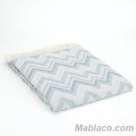 Colcha Multiusos y Plaid Fez Estelia Agua