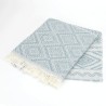 Colcha Multiusos y Plaid Tunez Agua