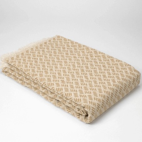 Colcha Multiusos y Plaid Tinto Ocre