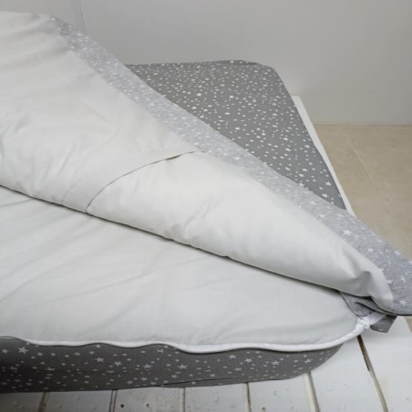 Solapa interior Saco Nórdico Nido Gris Royal con cremallera [Medidas Especiales (Personalizado)]