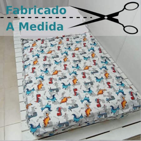 Saco Nórdico Dinosaurios Royal con cremallera y Fuelle [Medidas Especiales (Personalizado)]