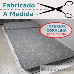 Saco Nórdico Coralina Invierno Nido Gris Royal Estrellas [Medidas Especiales (Personalizado)]