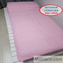 Saco Nórdico interior Coralina Invierno Nido Rosa Estrellas Royal