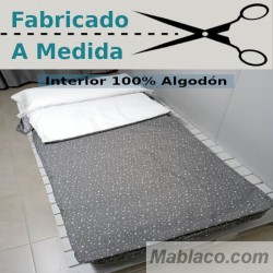 Saco Nórdico Nido Gris interior 100% Algodón 200 hilos Royal [Medidas Especiales (Personalizado)]