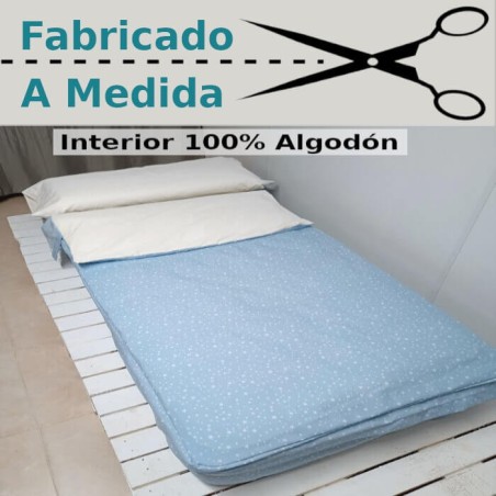 Saco Nórdico Nido Celeste interior 100% Algodón 200 hilos Royal [Medidas Especiales (Personalizado)]