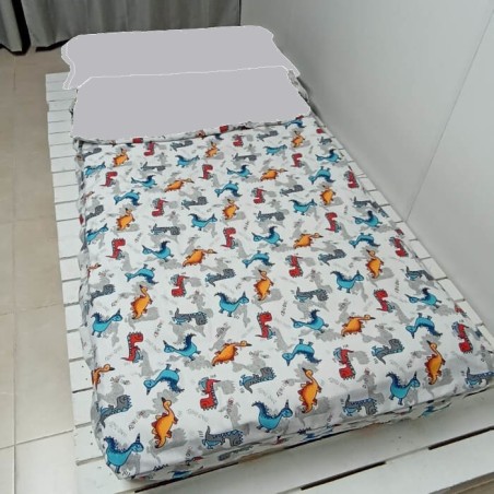 Saco Nórdico Dinosaurios Con Cremallera y Fuelle Royal Infantil