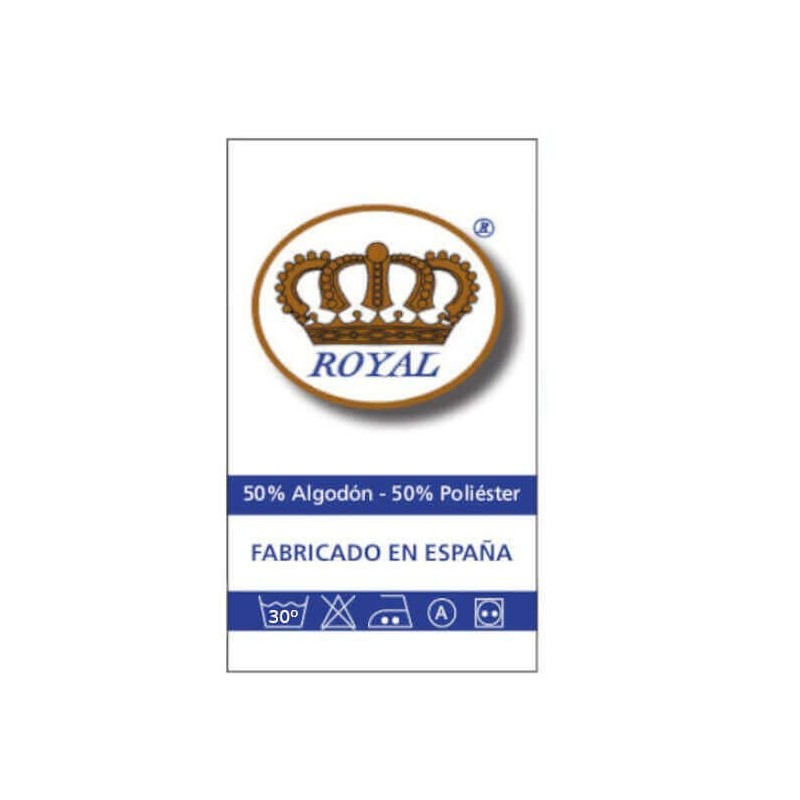 Instruciones Lavado Sábana Bajera Largo Especial 210 cm. y altura hasta 15 cm. Royal  	Instruciones Lavado Sábana Bajera Largo Especial 210 cm. y altura hasta 15 cm. Royal