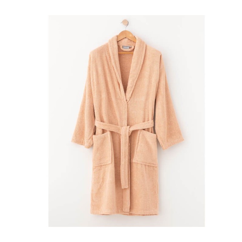 Albornoz Adulto Liso 100% Algodón Paduana Camel
