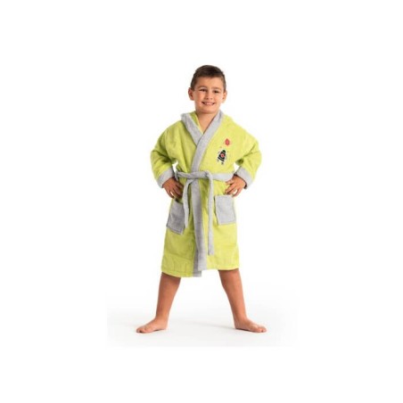 Albornoz Infantil Cohete Algodón con Capucha Paduana