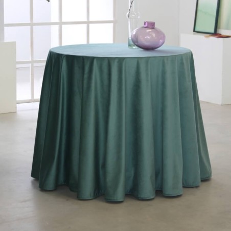 Falda Mesa Camilla Terciopelo Venice Reig Marti - color verde