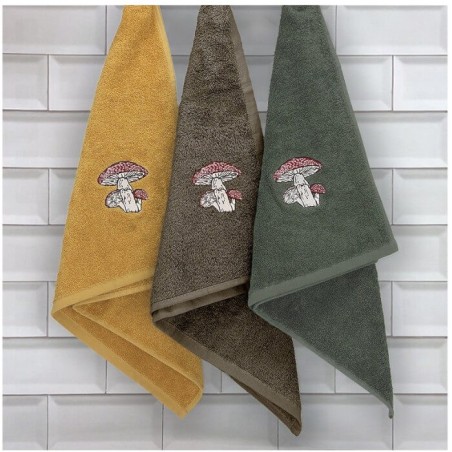 Paños de Cocina Champi Algodón 50x50 Pack 3