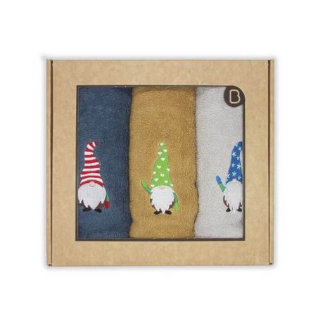 Paños de Cocina Elfo Algodón 50x50 Pack 3