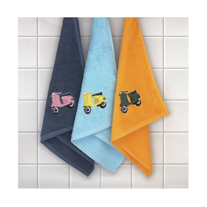 Paños de Cocina Vespa Algodón 50x50 Pack 3