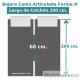  Medidas Sábana Bajera Lisa Cama Articulada Gemelar Forma H Largo 200 cm y altura hasta 30 cm Royal