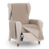 Cubre Sofá Acolchado Reversible Noruega Beige 1 plaza