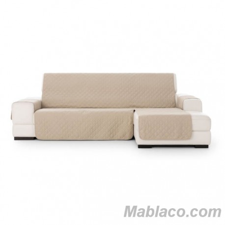 Cubre Chaise Longue Acolchado Reversible Noruega Crudo