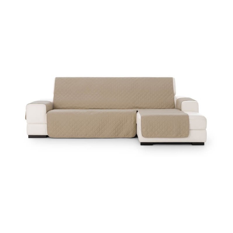 Cubre Chaise Longue Acolchado Reversible Noruega Beige