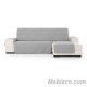 Cubre Chaise Longue Acolchado Reversible Noruega Gris