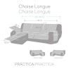 Medidas Cubre Chaise Longue Acolchado Reversible Noruega Normal