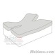  Sábana Bajera ajustable Lisa Cama Articulada Gemelar Forma H Largo 180 cm y altura hasta 25 cm Royal