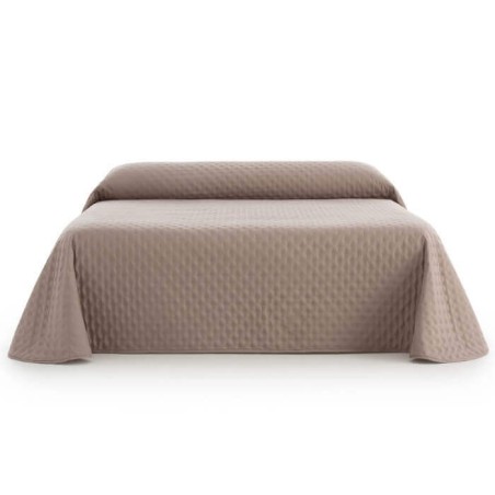 Colcha Bouti Reversible Liso Nature Lino- Marfil