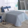 Colcha Jacquard Reversible Loke azul Reig Marti