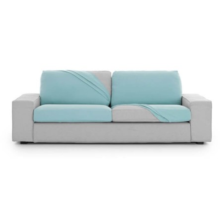 Funda para Sofá Cojines Individuales Bronx Aguamarina