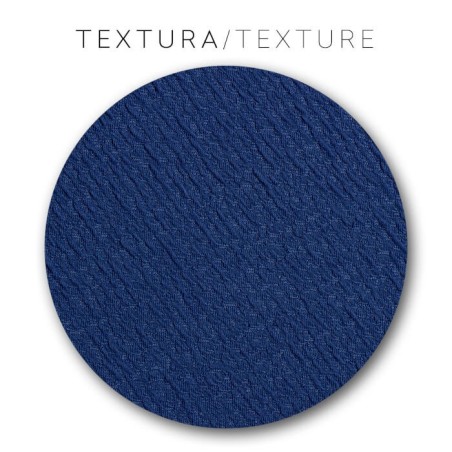Funda para Sofá Cojines Individuales Bronx Azul