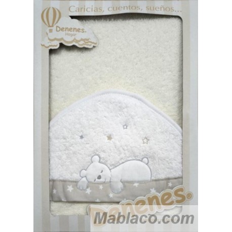 Capa de Baño Osito Durmiendo Beige