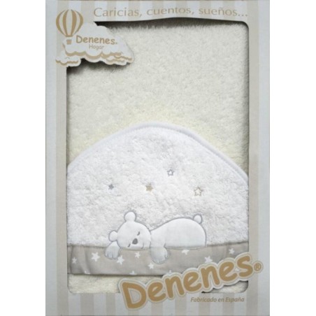 Capa de Baño Osito Durmiendo Beige