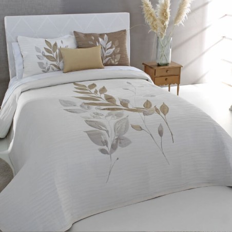 Colcha Jacquard Reversible Sensey dorado Reig Marti