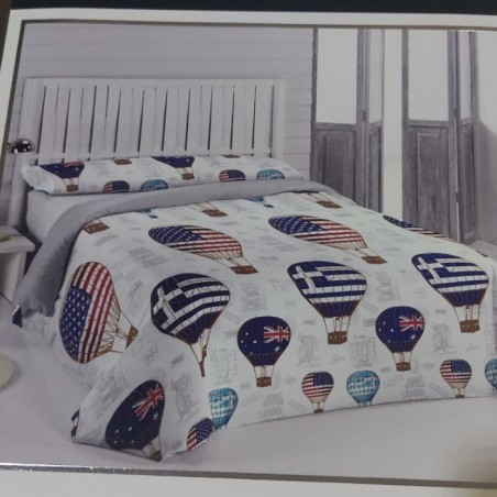 Funda Nórdica Digital Dinos Infantil Estela