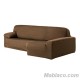 Funda Chaise Longue apoyabrazos largo Aquiles Derecho Chocolate